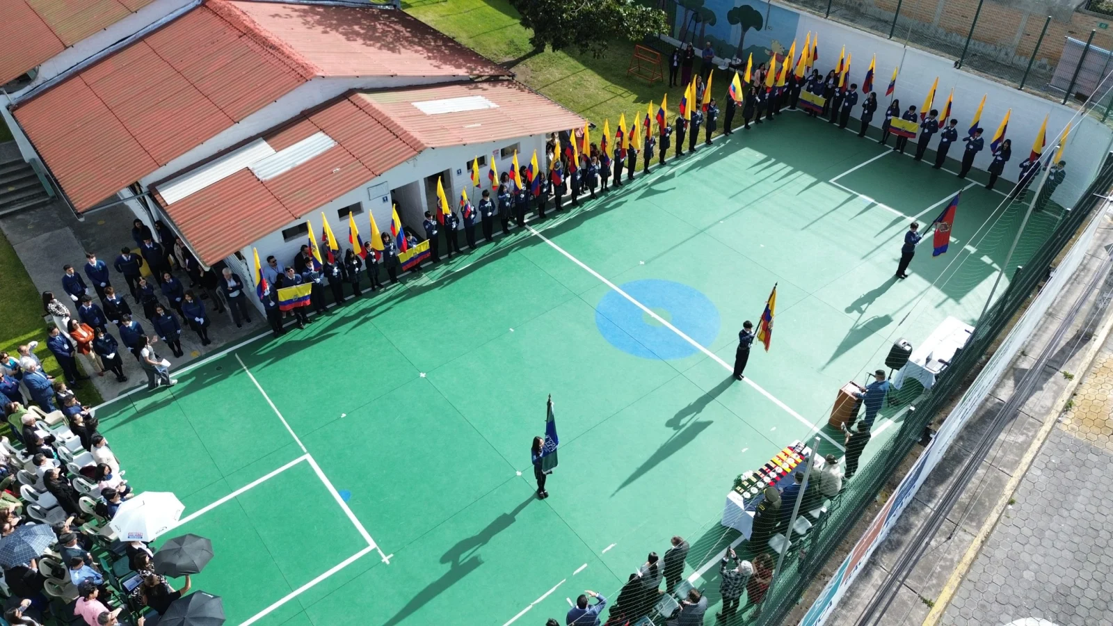 Vista de las instalaciones de Planeta Azul School